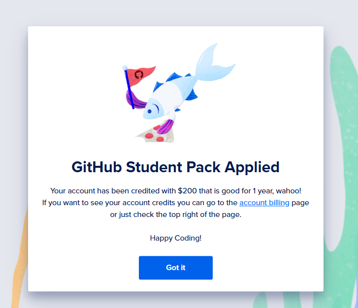 DigitalOcean学生包200刀1年优惠码